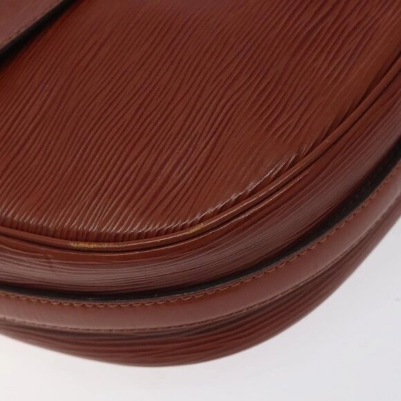 LOUIS VUITTON Epi Jeune FilleMM Shoulder Bag Brown M52153 LV Auth 129846 - Picture 4 of 16